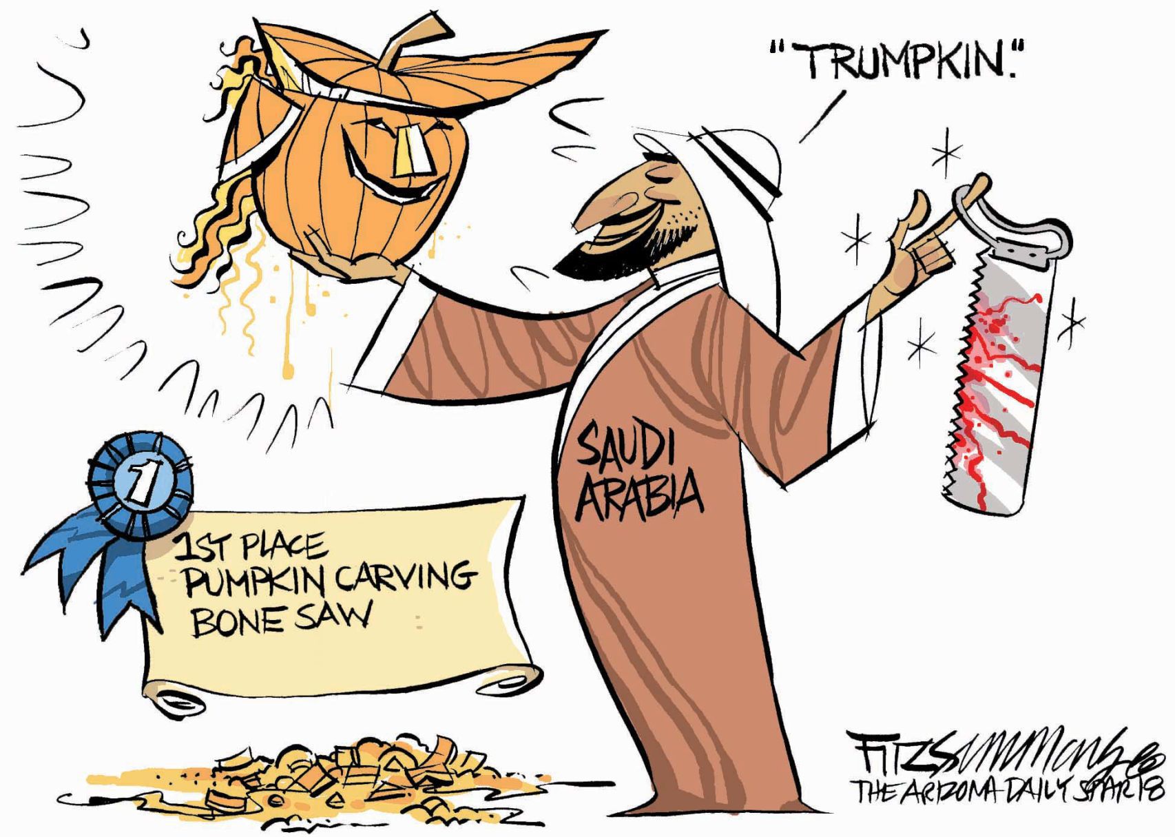 Daily Fitz Cartoon: Trumpkin